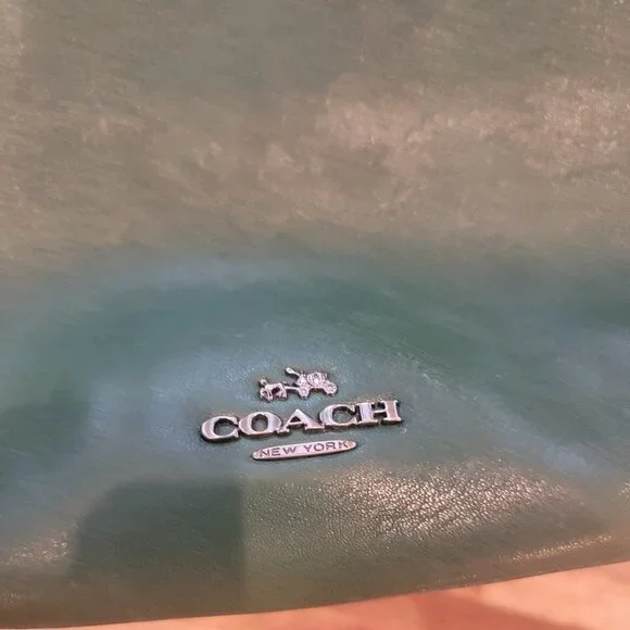 Coach Nomad Hobo Dark Green Glove tanned Leather Shoulder Bag Purse 36026 - Picture 3 of 14